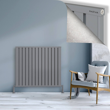 Radiva - Obi Dekoratif Alüminyum Radyatör 1000x1124 Gri