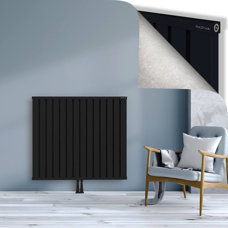 OBI Dekoratif Alüminyum Radyatör 1000x1124 Siyah