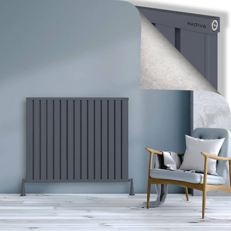 OBI Dekoratif Alüminyum Radyatör 1000x1204 Antrasit