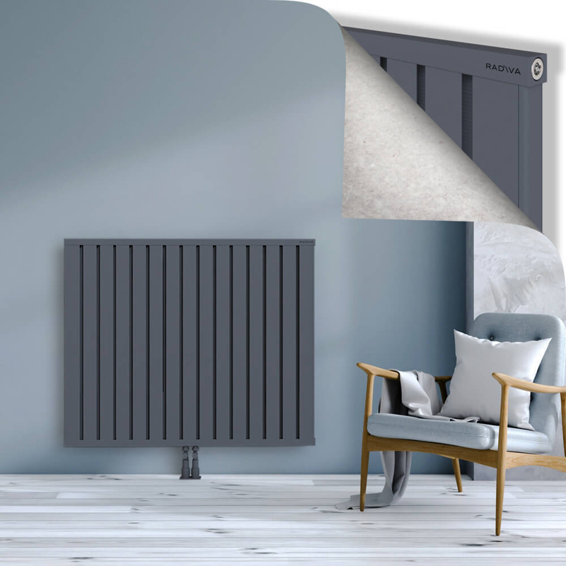 OBI Dekoratif Alüminyum Radyatör 1000x1204 Antrasit