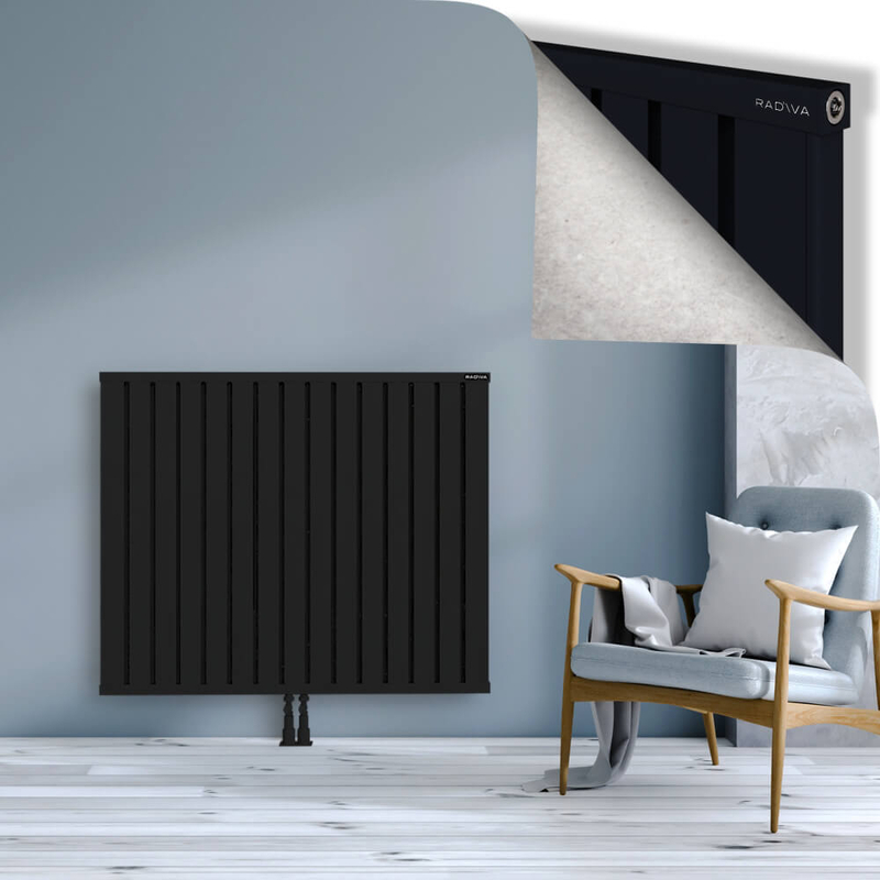 OBI Dekoratif Alüminyum Radyatör 1000x1204 Siyah