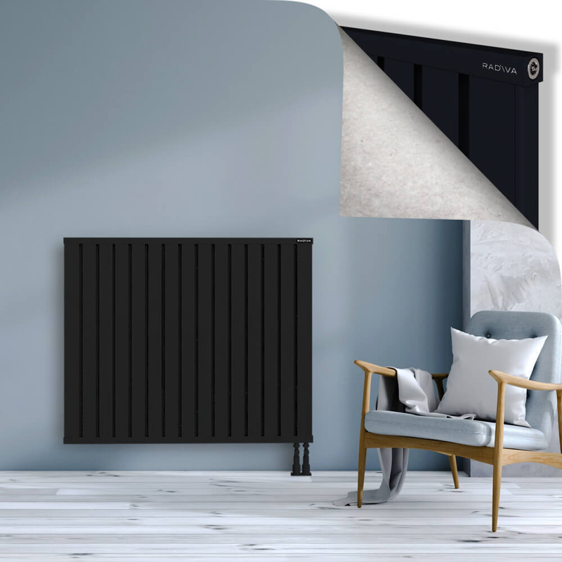 OBI Dekoratif Alüminyum Radyatör 1000x1204 Siyah