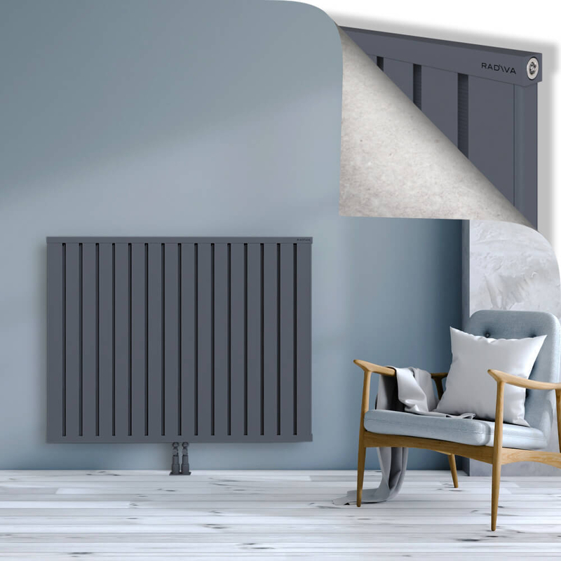 OBI Dekoratif Alüminyum Radyatör 1000x1284 Antrasit