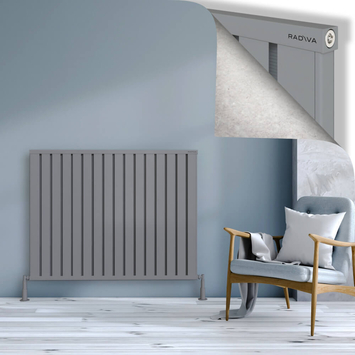 Radiva - Obi Dekoratif Alüminyum Radyatör 1000x1284 Gri