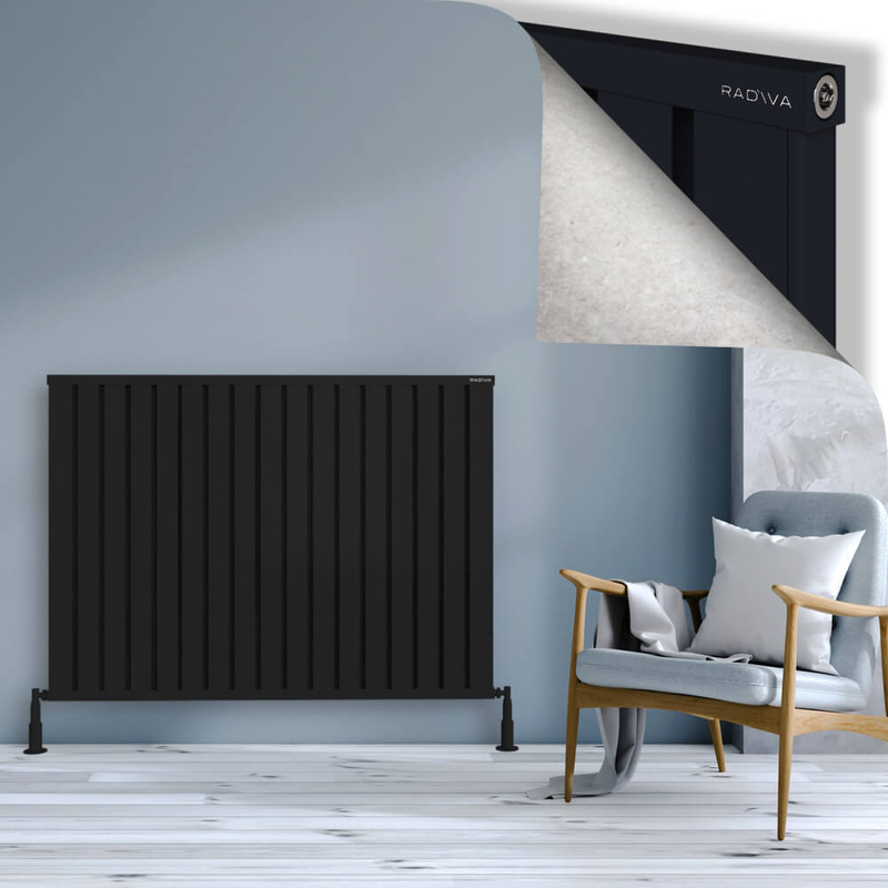 OBI Dekoratif Alüminyum Radyatör 1000x1364 Siyah
