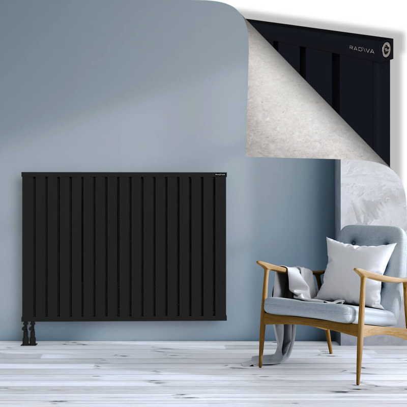 OBI Dekoratif Alüminyum Radyatör 1000x1364 Siyah
