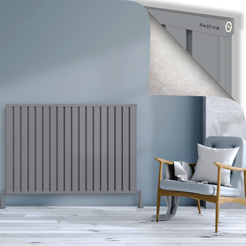 Radiva - Obi Dekoratif Alüminyum Radyatör 1000x1444 Gri