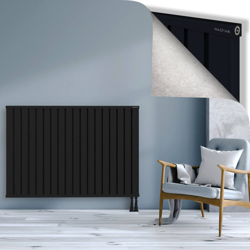 OBI Dekoratif Alüminyum Radyatör 1000x1444 Siyah