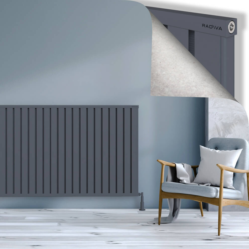 OBI Dekoratif Alüminyum Radyatör 1000x1604 Antrasit