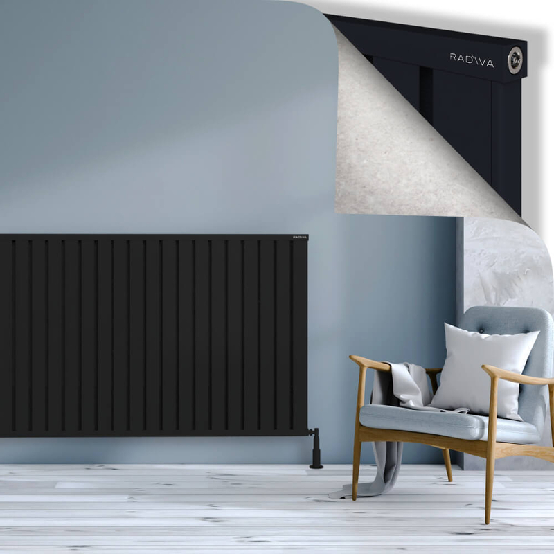 OBI Dekoratif Alüminyum Radyatör 1000x1604 Siyah