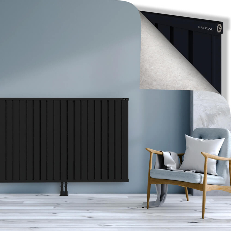OBI Dekoratif Alüminyum Radyatör 1000x1604 Siyah