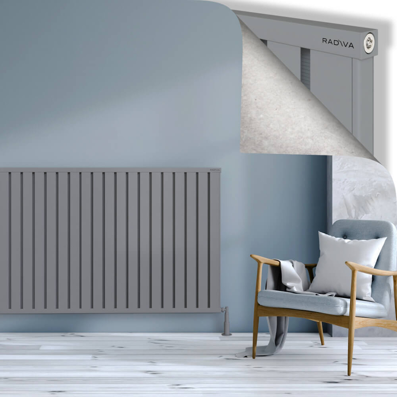 OBI Dekoratif Alüminyum Radyatör 1000x1764 Gri
