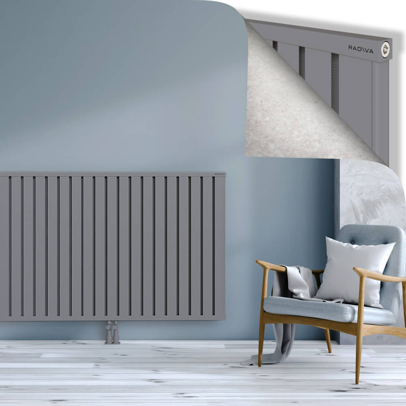OBI Dekoratif Alüminyum Radyatör 1000x1764 Gri