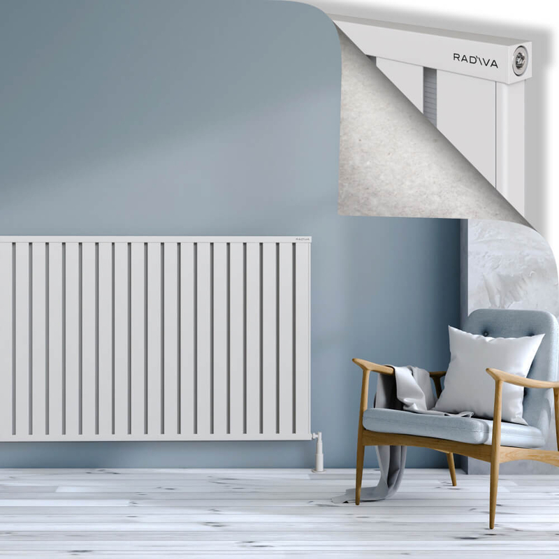 OBI Dekoratif Alüminyum Radyatör 1000x1844 Beyaz