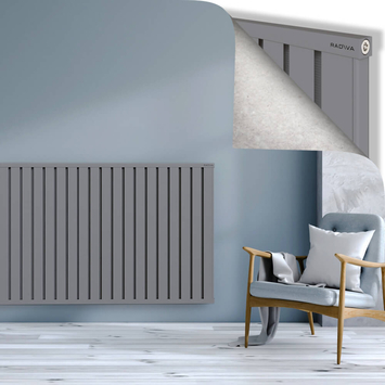 OBI Dekoratif Alüminyum Radyatör 1000x2164 Gri - Thumbnail