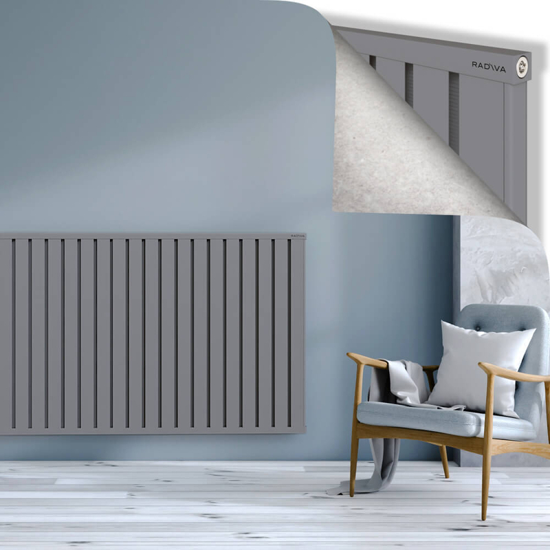 OBI Dekoratif Alüminyum Radyatör 1000x2404 Gri