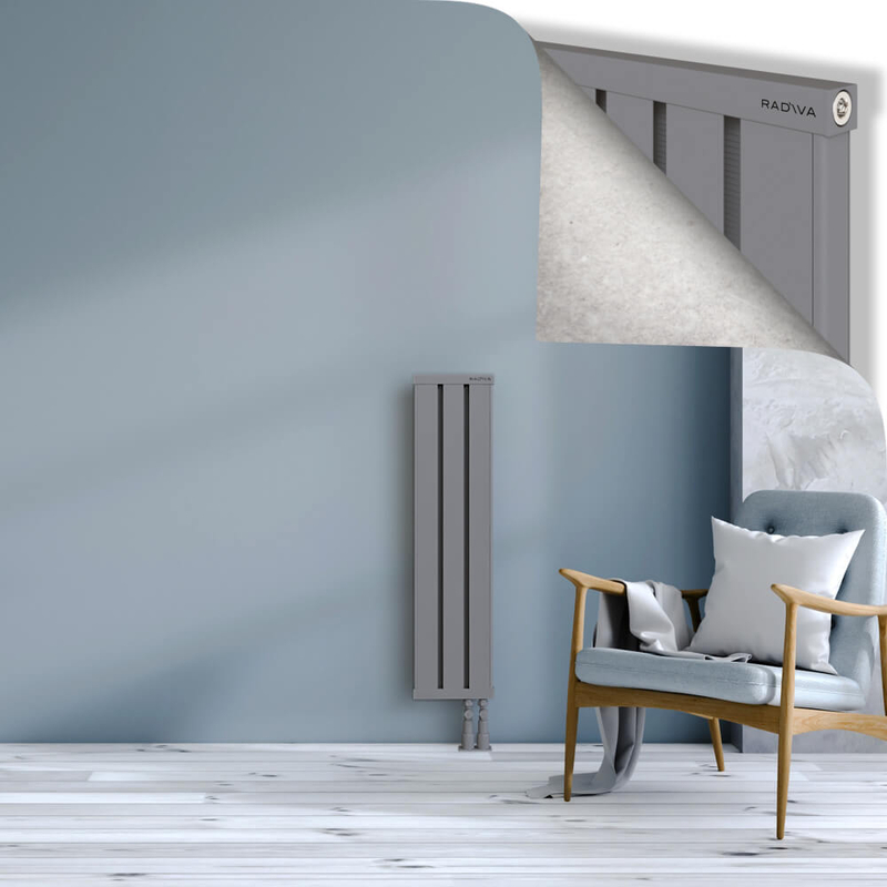 OBI Dekoratif Alüminyum Radyatör 1000x244 Gri