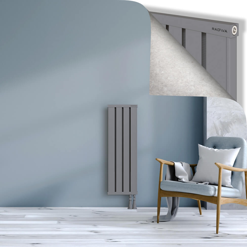 OBI Dekoratif Alüminyum Radyatör 1000x324 Gri