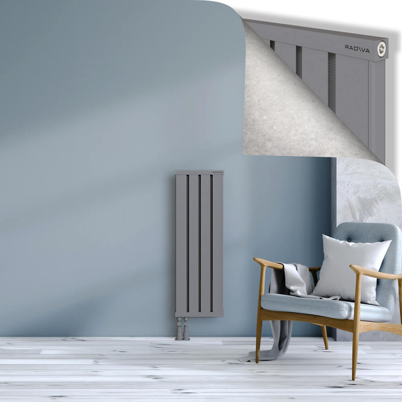 OBI Dekoratif Alüminyum Radyatör 1000x324 Gri