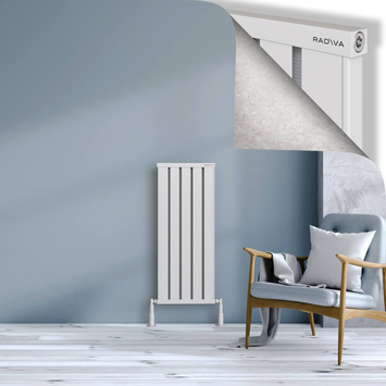 Radiva - Obi Dekoratif Alüminyum Radyatör 1000x404 Beyaz