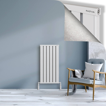 Radiva - Obi Dekoratif Alüminyum Radyatör 1000x484 Beyaz