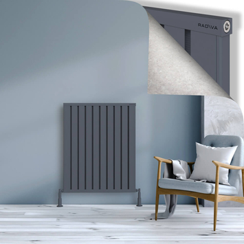 Radiva - Obi Dekoratif Alüminyum Radyatör 1000x804 Antrasit