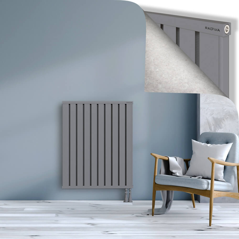 OBI Dekoratif Alüminyum Radyatör 1000x804 Gri
