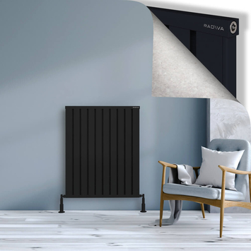 Radiva - Obi Dekoratif Alüminyum Radyatör 1000x804 Siyah