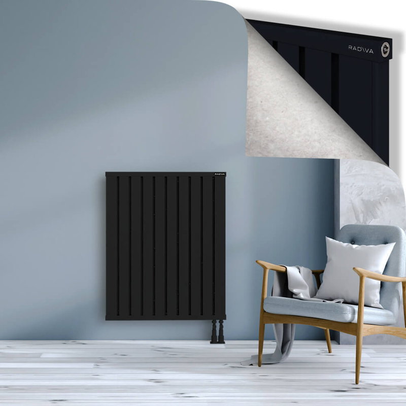 OBI Dekoratif Alüminyum Radyatör 1000x804 Siyah