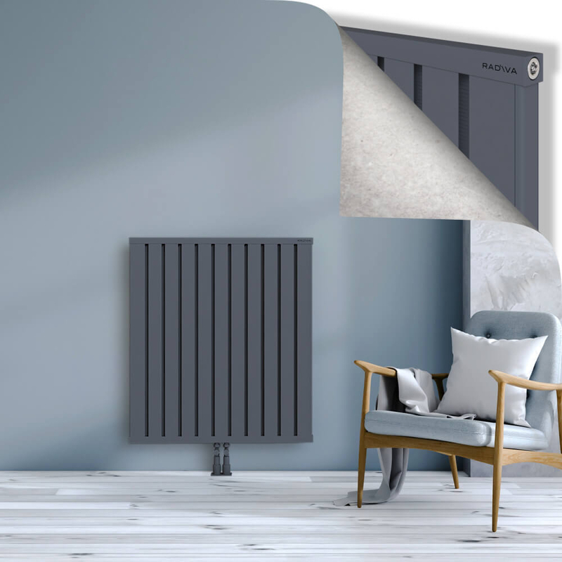OBI Dekoratif Alüminyum Radyatör 1000x884 Antrasit