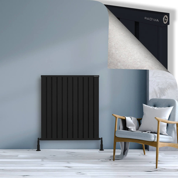 Radiva - Obi Dekoratif Alüminyum Radyatör 1000x884 Siyah