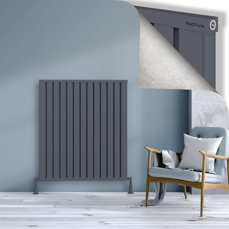 OBI Dekoratif Alüminyum Radyatör 1200x1044 Antrasit