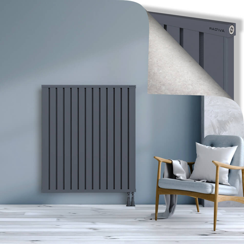 OBI Dekoratif Alüminyum Radyatör 1200x1044 Antrasit