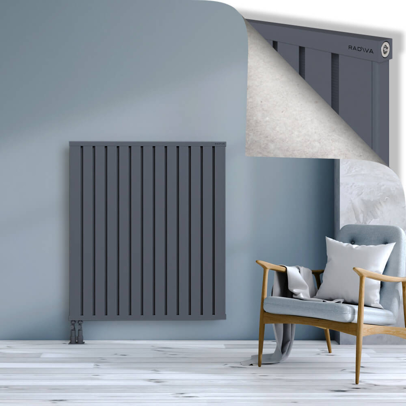 OBI Dekoratif Alüminyum Radyatör 1200x1044 Antrasit