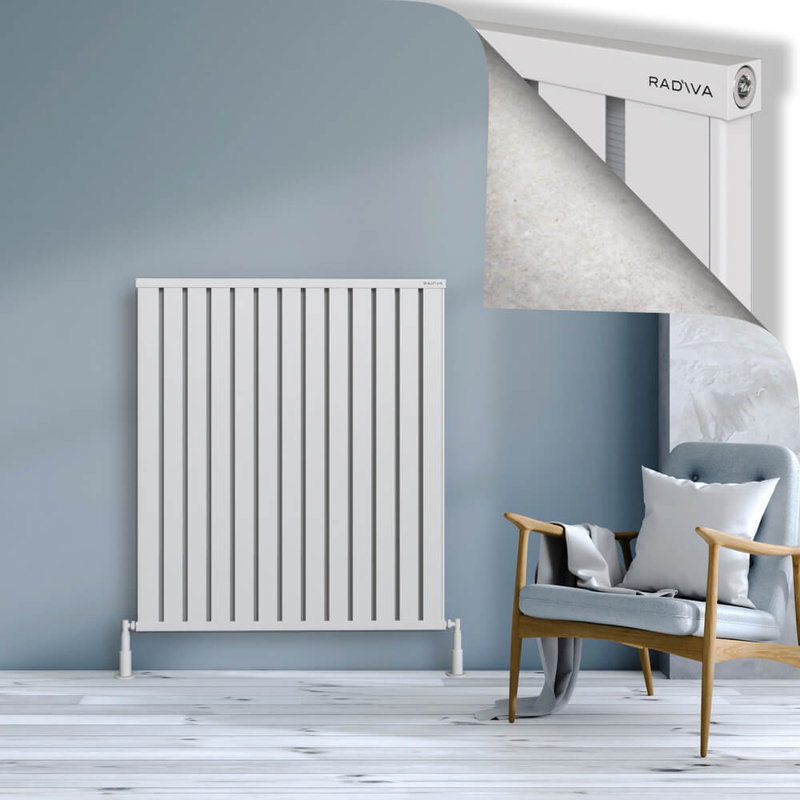 OBI Dekoratif Alüminyum Radyatör 1200x1044 Beyaz