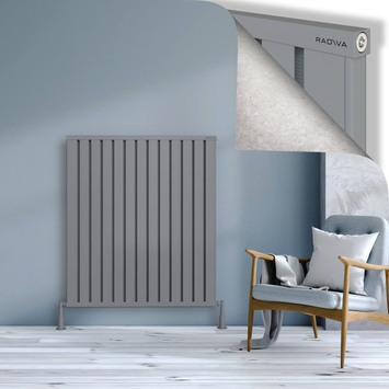 Radiva - Obi Dekoratif Alüminyum Radyatör 1200x1044 Gri