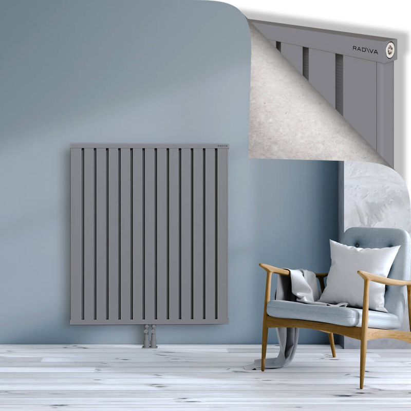 OBI Dekoratif Alüminyum Radyatör 1200x1044 Gri