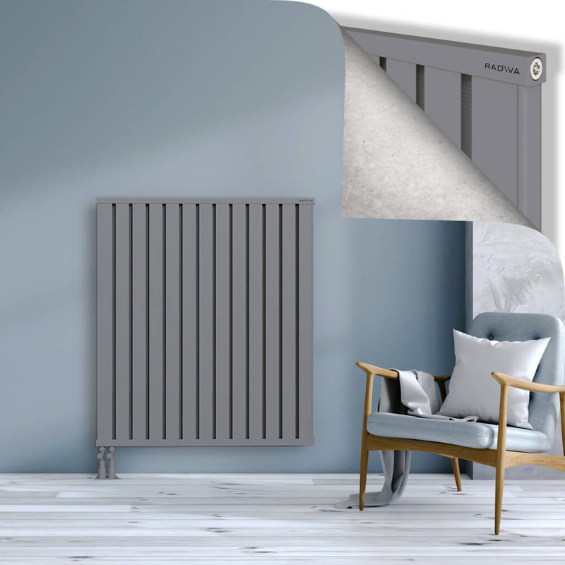 OBI Dekoratif Alüminyum Radyatör 1200x1044 Gri