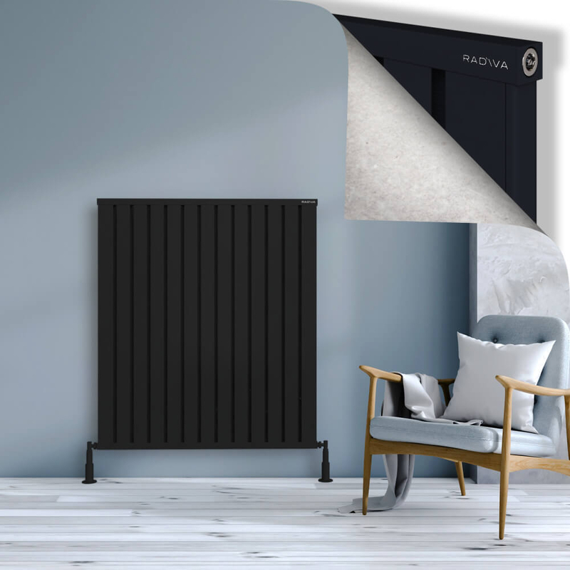 OBI Dekoratif Alüminyum Radyatör 1200x1044 Siyah