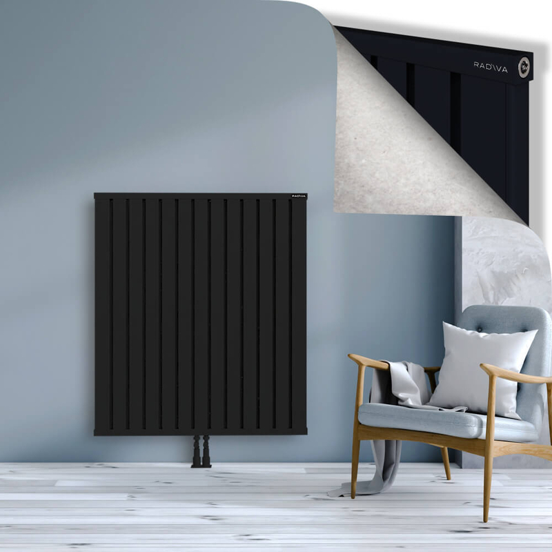 OBI Dekoratif Alüminyum Radyatör 1200x1044 Siyah
