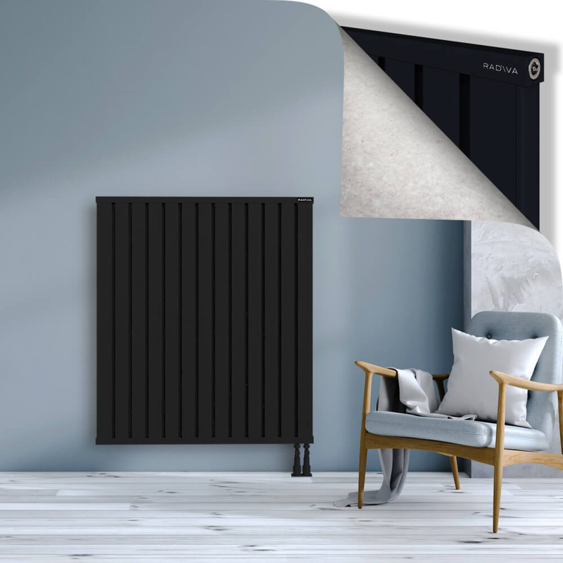 OBI Dekoratif Alüminyum Radyatör 1200x1044 Siyah