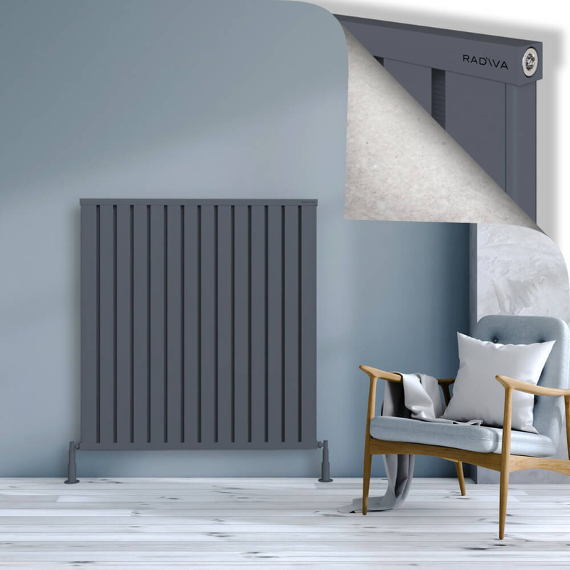 OBI Dekoratif Alüminyum Radyatör 1200x1124 Antrasit