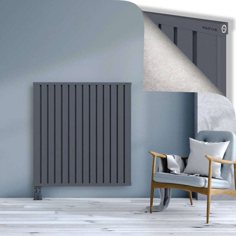 OBI Dekoratif Alüminyum Radyatör 1200x1124 Antrasit