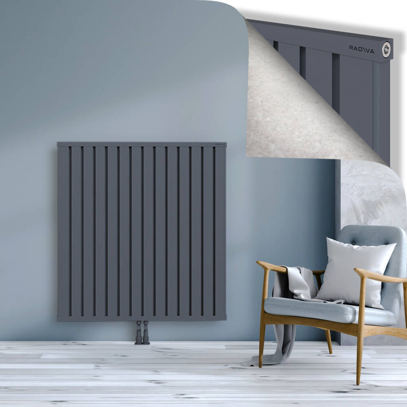 OBI Dekoratif Alüminyum Radyatör 1200x1124 Antrasit