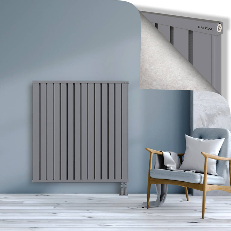 OBI Dekoratif Alüminyum Radyatör 1200x1124 Gri