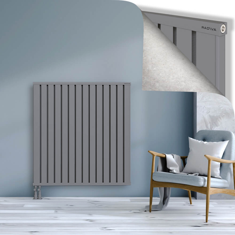 OBI Dekoratif Alüminyum Radyatör 1200x1124 Gri