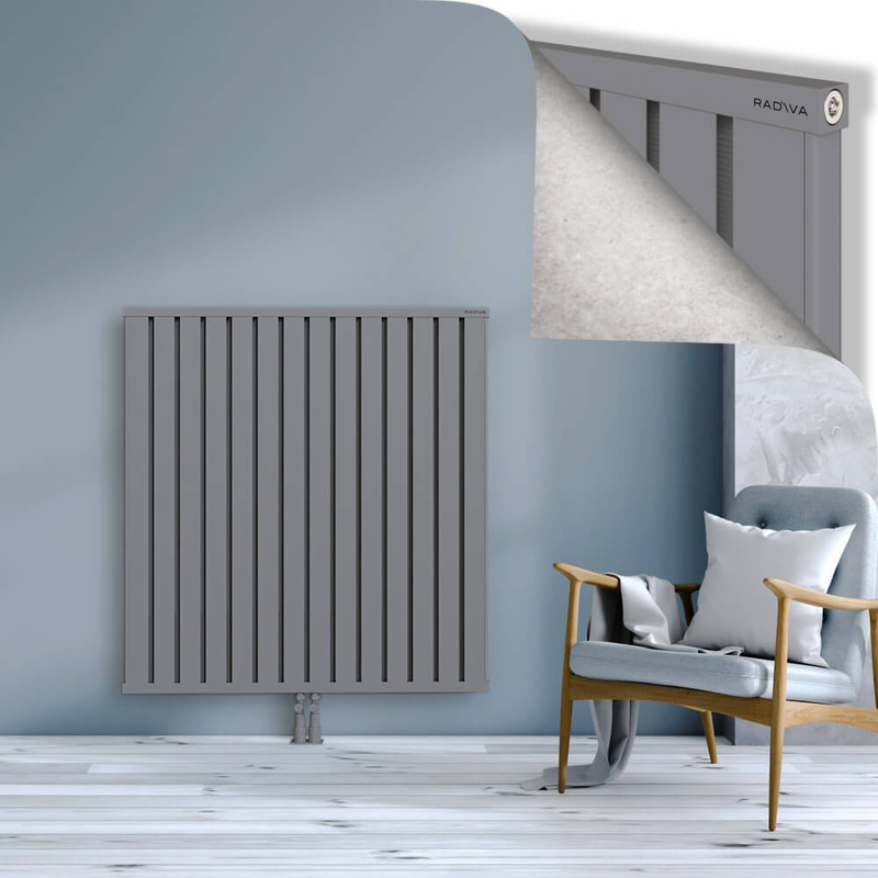 OBI Dekoratif Alüminyum Radyatör 1200x1124 Gri
