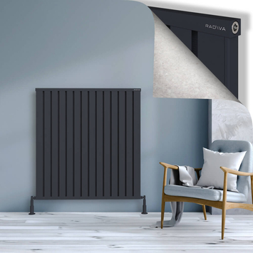 Radiva - Obi Dekoratif Alüminyum Radyatör 1200x1124 Koyu Antrasit