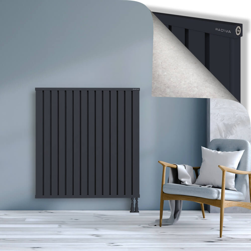 OBI Dekoratif Alüminyum Radyatör 1200x1124 Koyu Antrasit