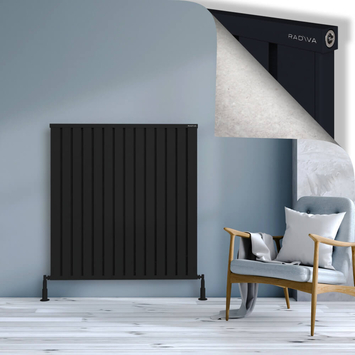 Radiva - Obi Dekoratif Alüminyum Radyatör 1200x1124 Siyah